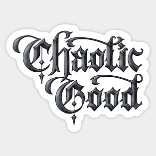 Alignment: Chaotic Good Sticker